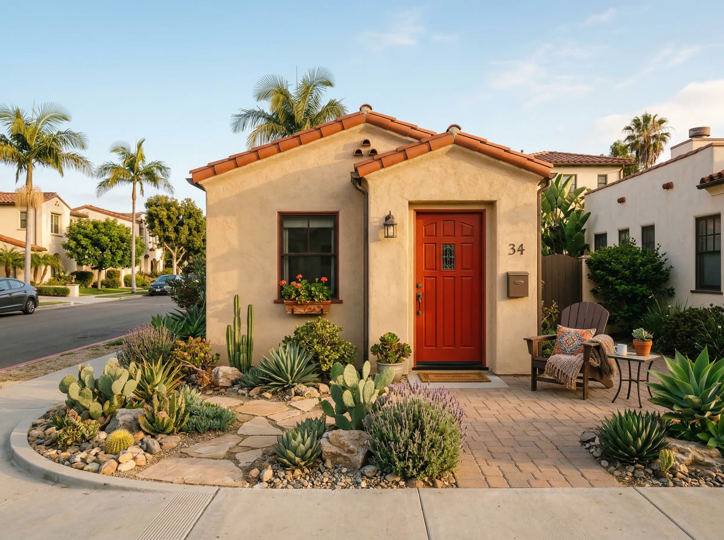 Exterior del hogar tipo Estudio